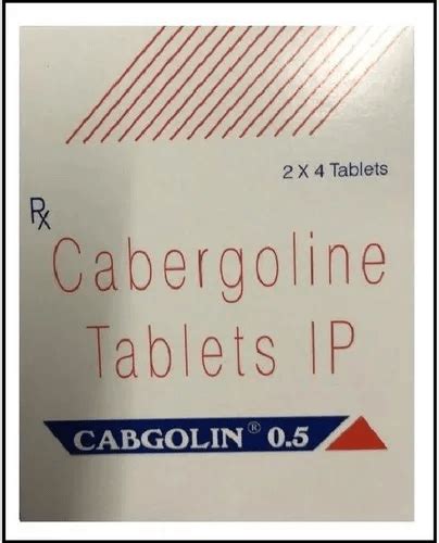 Cabergoline Tablets IP - SS Medex