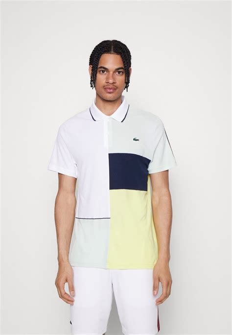 Lacoste Sport Tennis Tour Poloshirt White Arielle Green Limeira