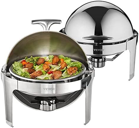 Amazon Pyy Roll Top Chafing Dish Buffet Set Qt Stainless Steel