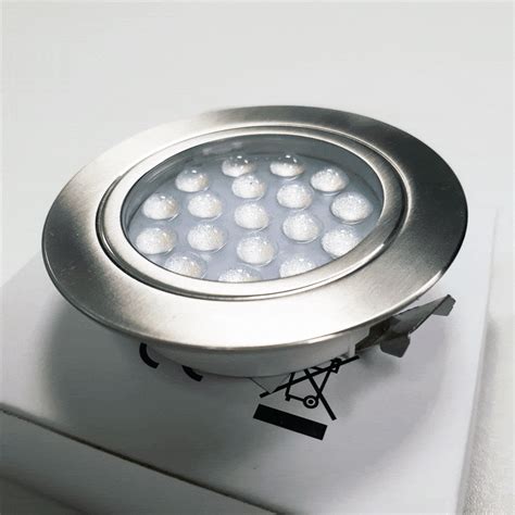 Recessed Touch Control 12V LED Spotlights Chrome Finish High Peak