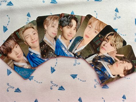 Bts Photocards Chuseok Hanbok Pack Kpop Selca Cards Bts Etsy Uk