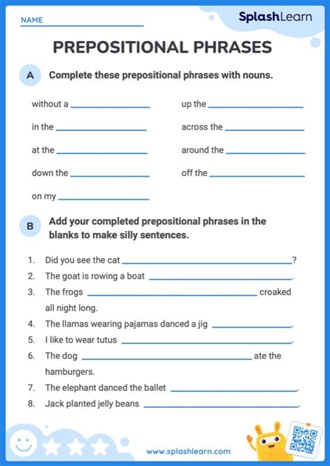 Add Prepositional Phrases Ela Worksheets Splashlearn Worksheets Library