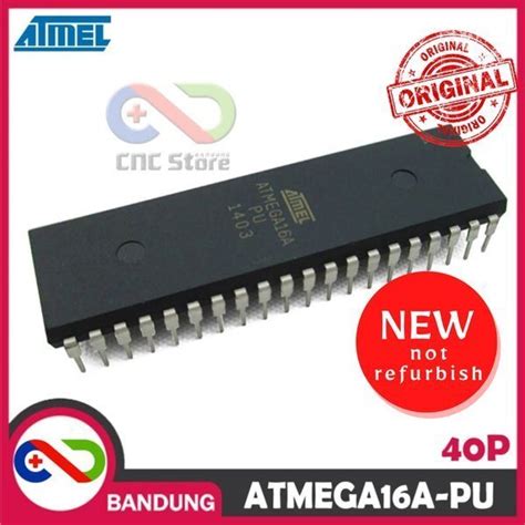 Jual ATMEGA16A PU ATMEL ATMEGA16 MCU AVR DIP 40 NEW ORIGINAL Di Lapak