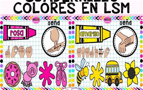 Cuadernillo Para Aprender Colores En Lsm Materiales Educativos Para