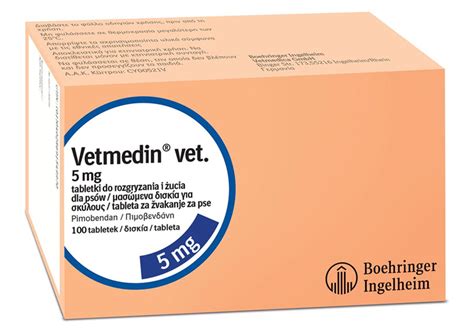 Veterina: Vetmedin® 5 mg za pse, 10 x 10 tableta