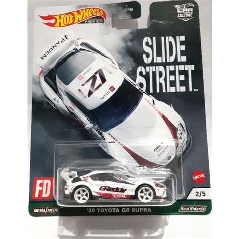 Hot Wheels Premium Toyota Gr Supra Car Culture Slide Street