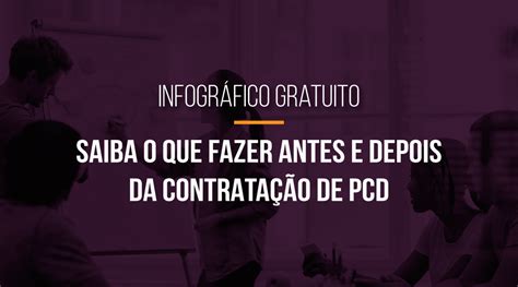 INFOGRÁFICO Saiba o que fazer antes e depois da contratação de PCD