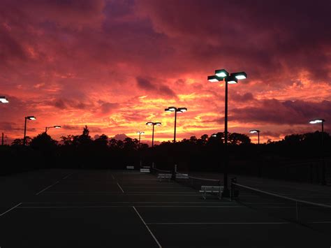 Tennis Courts At Sunset Vcc Country Club Tennis Court Celestial