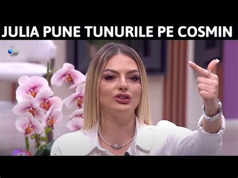 Casa Iubirii 24 Noiembrie Julia Pune Tunurile Pe Cosmin Radu Cu