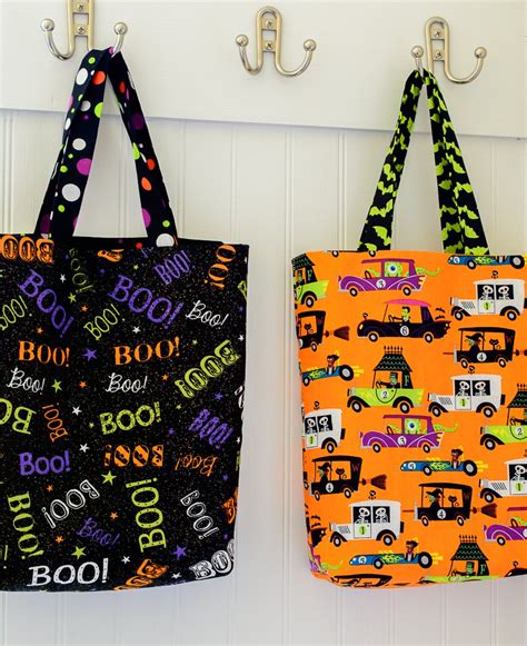 Learn To Sew Series Tote Bag Halloween Trick Or Treat Bag