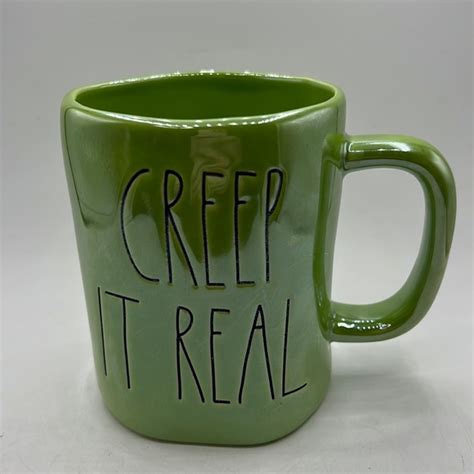 Rae Dunn Kitchen Creep It Real Rae Dunn Green Mug Poshmark