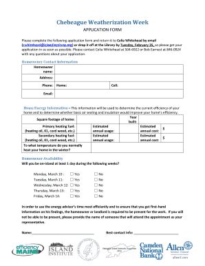 Fillable Online BApplicationb Chebeague Island Fax Email Print