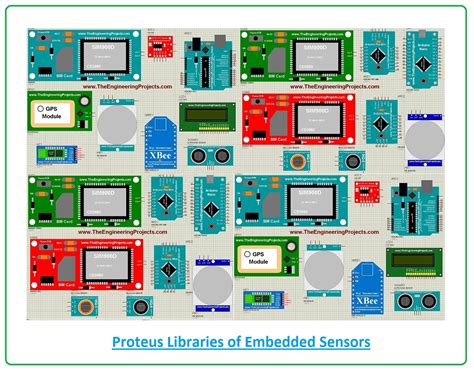 Proteus Libraries Of Embedded Sensors The Engineering Projects