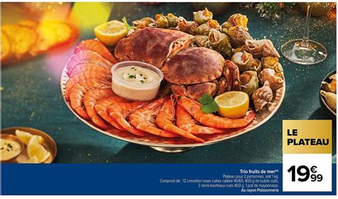 Promo Trio Fruits De Mer Chez Carrefour ICatalogue Fr