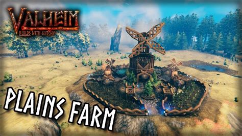 I Built A Massive Plains Farm In Valheim Valheim Build Youtube