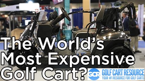 The World's Most Expensive Golf Cart? | The World of Luxurious Golf Carts