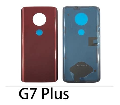 Tampa Traseira Vidro Compatível Moto G7 Plus Vermelho MercadoLivre