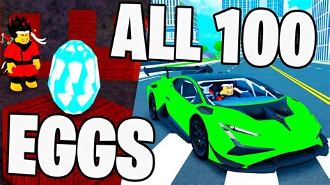 ALL 100 EGGS LOCATIONS Car Dealership Tycoon IN EASTER 2023 ROBLOX