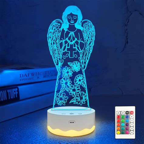 Veilleuse En Forme De Point 3D Lampe Illusion De Point 7 Couleurs