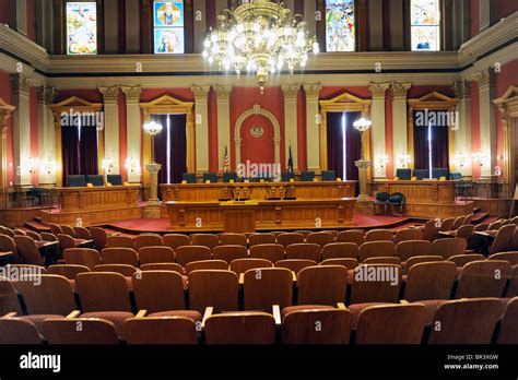 Supreme Court Chambers State Capitol Building Denver Colorado Stock