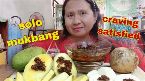 Manggang Hilaw Green Mango Singkamas W Bagoong Solo Mukbangnag Crave Ako Tere Food Is