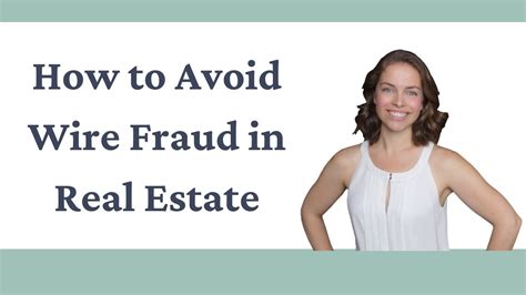 How To Avoid Wire Fraud In Real Estate Youtube