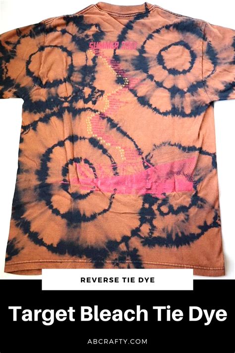 Bleach Tie Dye Easy Steps To Reverse Tie Dye With Bleach Ab Crafty