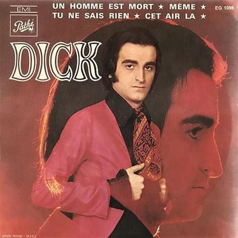 Dick Rivers Tu Ne Sais Rien Lyrics Genius Lyrics