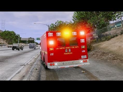 GTA 5 Paramedics Rescue Mod Los Santos EMS Ambulance YouTube