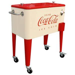 LeighCountry 60 Qt Coca Cola Vanilla Ice Cold Cooler Reviews Wayfair