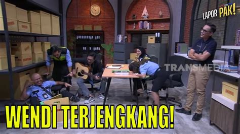 Ngakak Wendi Terjengkang Saat Nabila Lagi Nyanyi Lapor Pak