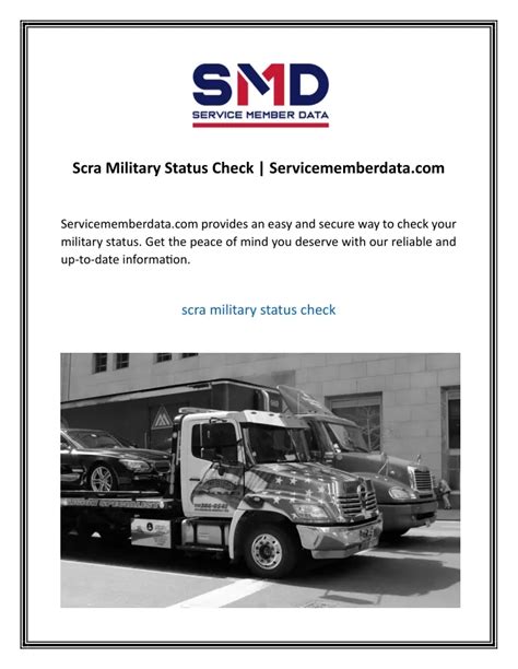 Ppt Scra Military Status Check Powerpoint