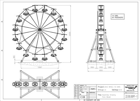 FERRIS WHEEL 20 MT - Technical Park - Amusement Rides and amusement ...