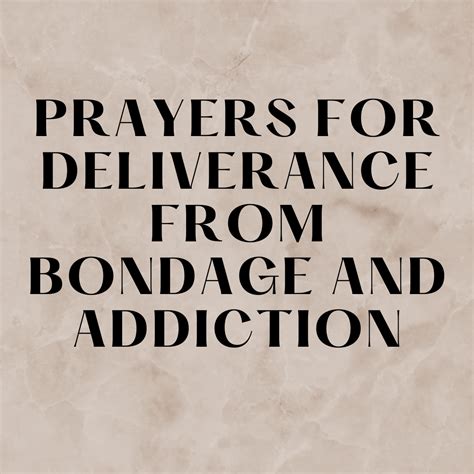 Prayers For Deliverance From Bondage And Addiction Fire 4 Fire Prayer