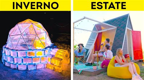 Come Costruire Un Igloo Per Le Giornate Invernali E Una A Frame Per Le