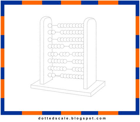 Printable Dotted Drawing Pictures Abacus Dotted