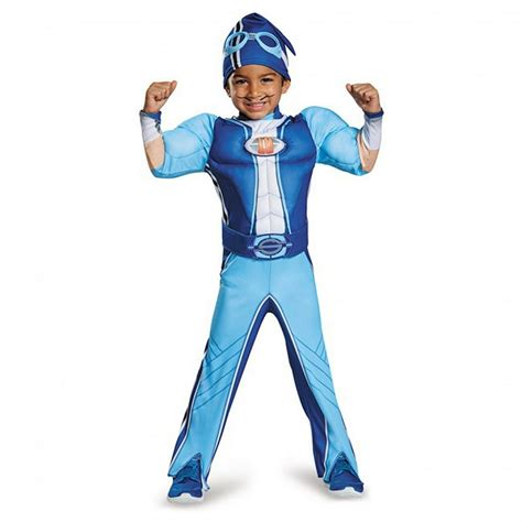 Disguise Sportacus Toddler Muscle Lazy Town Cartoon Network Costume ...