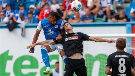 Fc Hansa Rostock Gewinnt Gegen Aufsteiger Vfl Osnabr Ck Svz