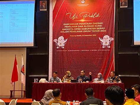 Persiapan Pemilu 2024 Kpud Berau Uji Publik Rancangan Penataan Dapil