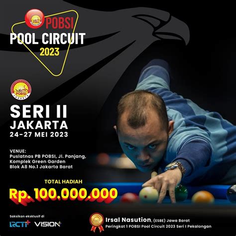 Segera Bergulir Ini Jadwal Pobsi Pool Circuit Seri Ii Di Jakarta