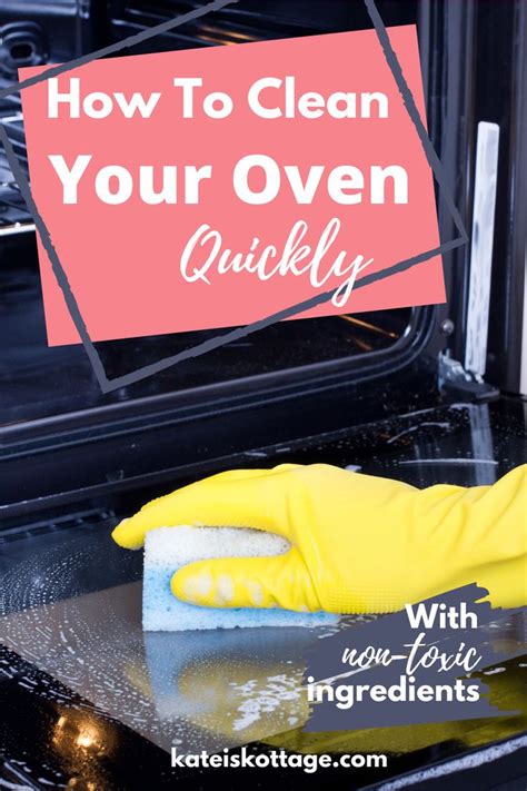 How To Clean The Oven Quickly Katieskottage Method Cleaning