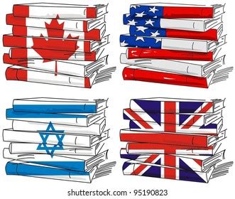 Flag Cover Book Stock Vector (Royalty Free) 95190823 | Shutterstock