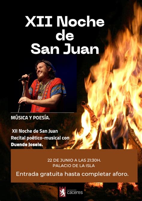 El Ayuntamiento De C Ceres Celebra La Noche De San Juan Con La M Sica Y