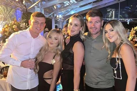 Gang Boss Liam Byrne S Boy Lives It Up On Holidays With Steven Gerrard