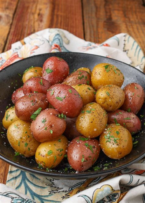 Boiled Baby Potatoes Vegetable Recipes