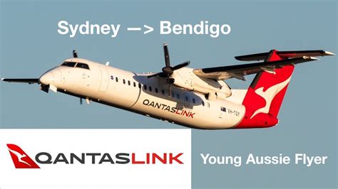 The Only Flight To Bendigo Qantaslink Syd Bxg Qf1409 Youtube