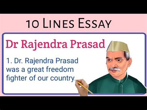 Lines Essay On Dr Rajendra Prasad In English Dr Rajendra Prasad