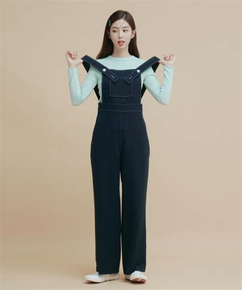 Musinsa Zero Street Stitch Pocket Overall Navy