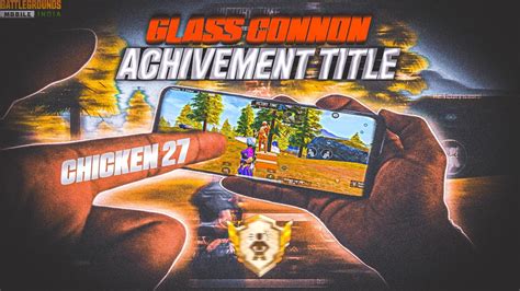 CHICKEN 27 Best Achievement Title Bgmi Commando Achievement Title