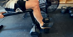 The Dumbbell Leg Extension Build Your Quads At Home The Exercise